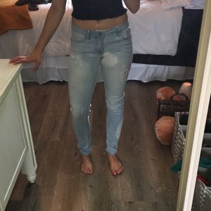 RSQ bleached jeans